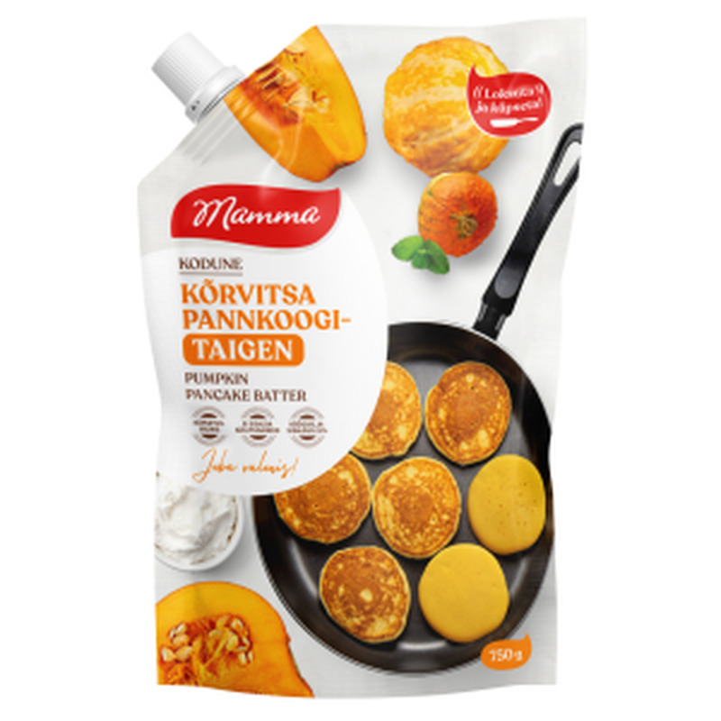 Mamma kõrvitsa pannkoogitaigen 750g