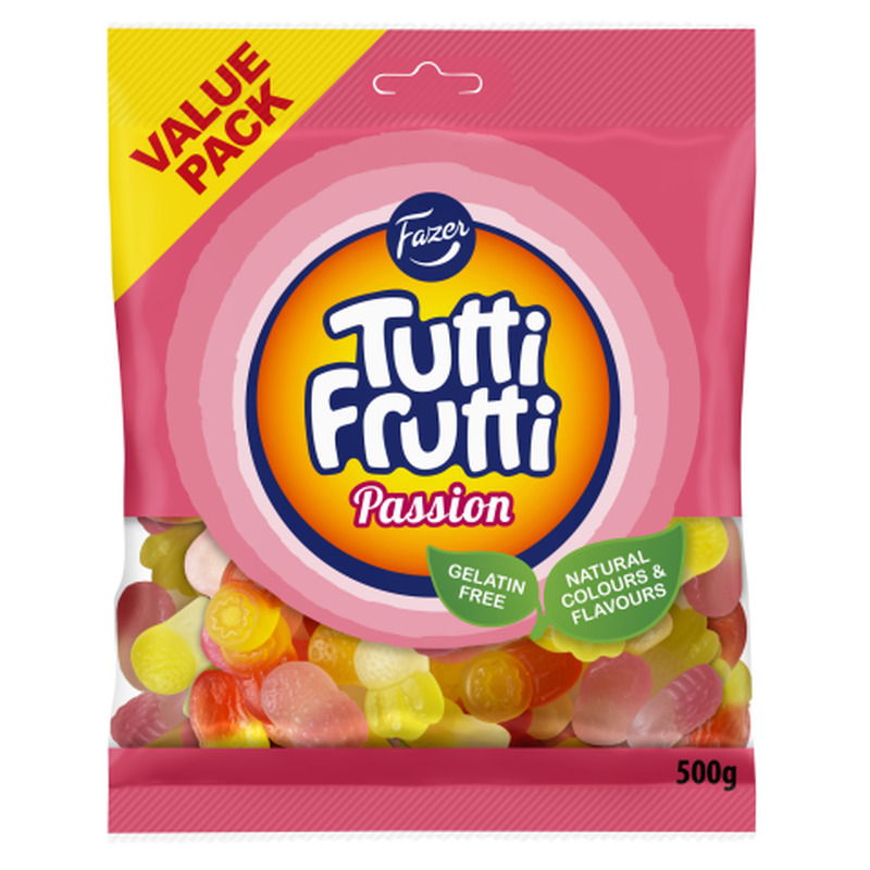 Kummikommid Passion Tutti Frutti 500g