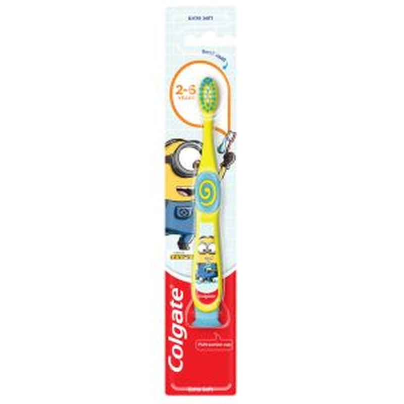 Hambahari Kids Minions/Trolls (2-6 aastat) extra soft, COLGATE, 1 tk