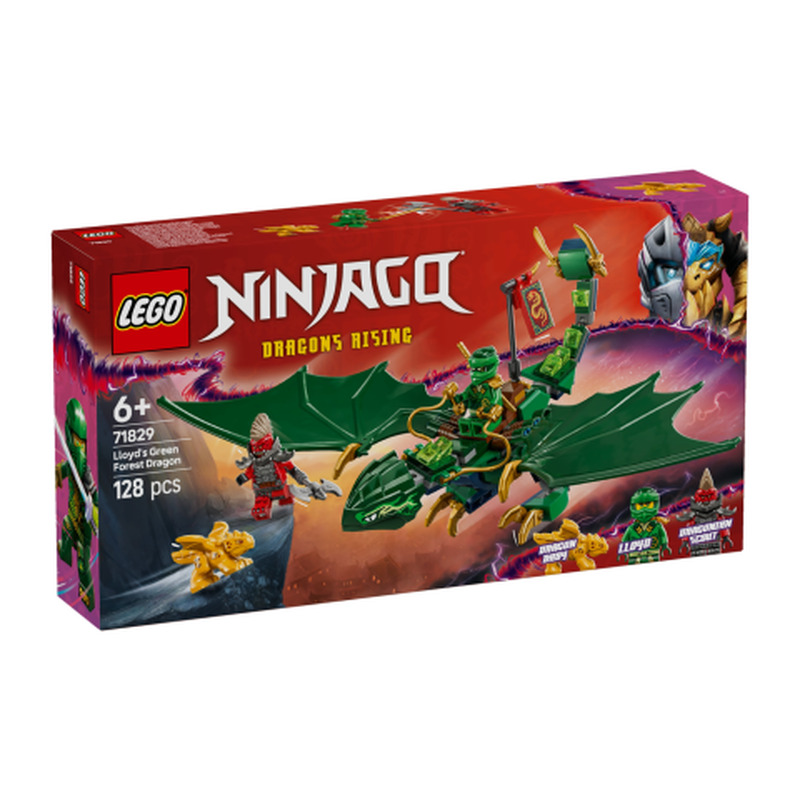 Konstruktor Lego Lloydi Roheline Metsadraakon 71829