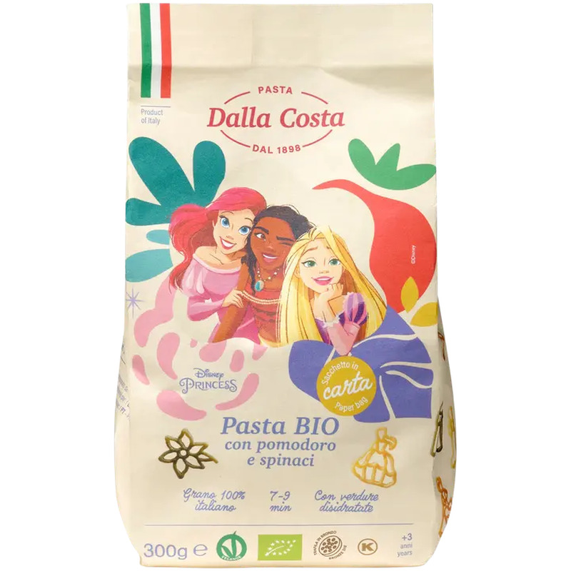 Durumnisumannast pasta "printsess" tomati ja spinatiga, DALLA, 300 g
