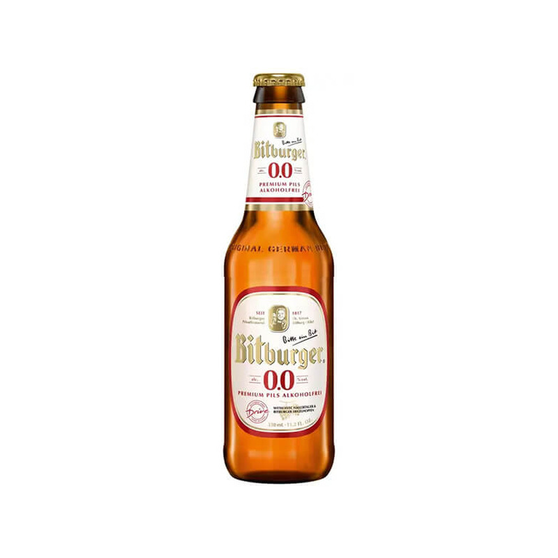 Alkoholivaba Õlu Bitburger Premium Pils 330ml