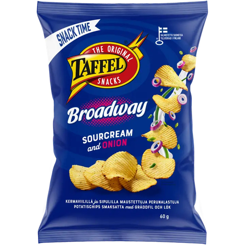 Taffel Broadway kartulilaastud 60g