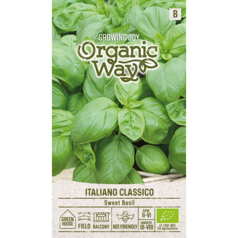 Seemned Organic Way Vürtsbasiilik Italiano Classico OW