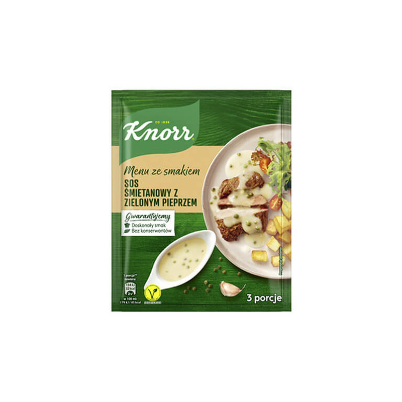 Kreemjas Kaste KNORR rohelise paprikaga 30 g