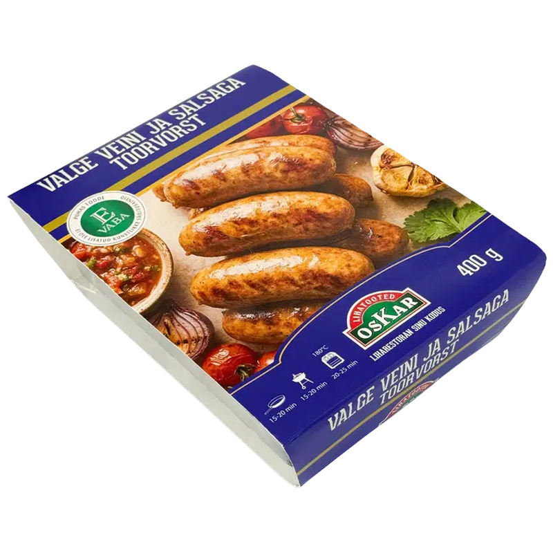 Oskar Valge veini ja salsaga toorvorst 400g