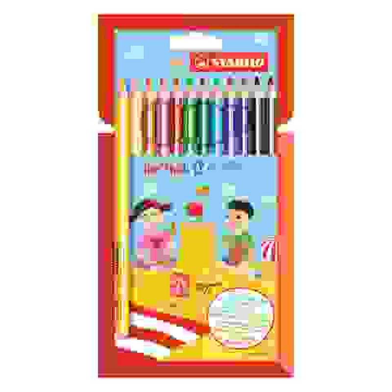 Värvilised pliiatsid Stabilo Trio 12 värvi