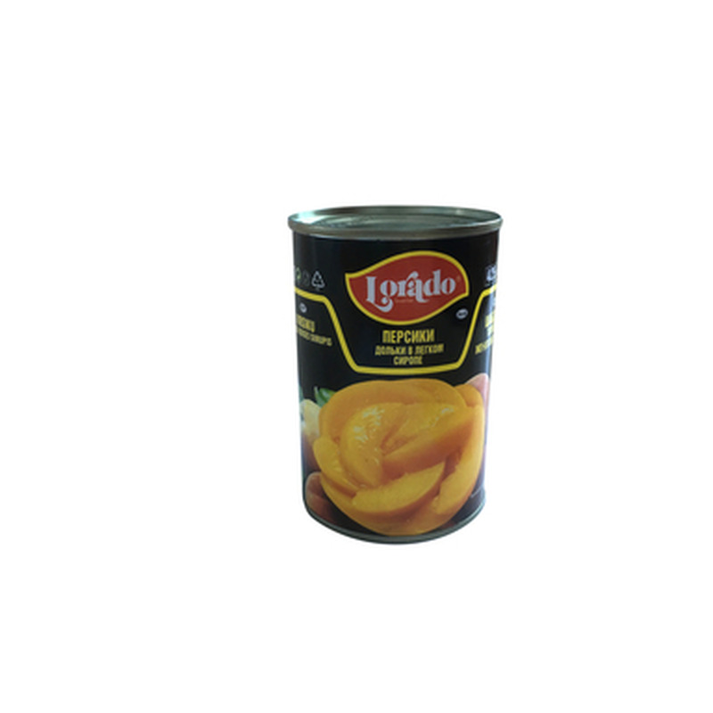 LORADO Virsikuviilud kerges siirupis 410g