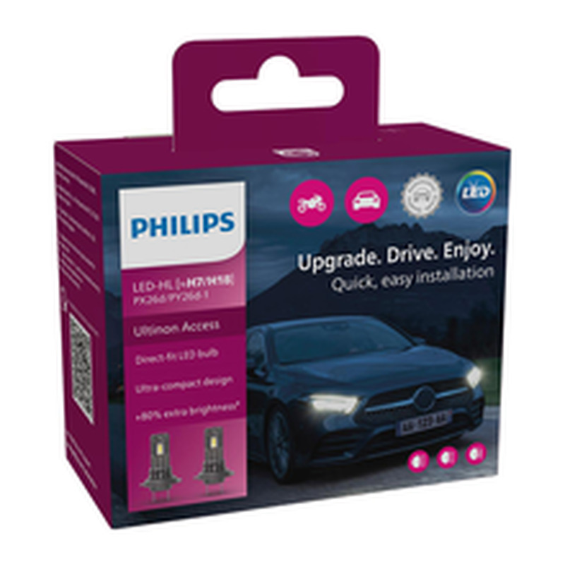 Esitule pirnid LED 2tk Philips H7/H18
