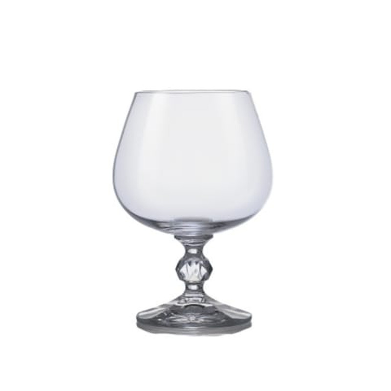 Konjakiklaasid Crystalex Claudia 250ml, 6tk