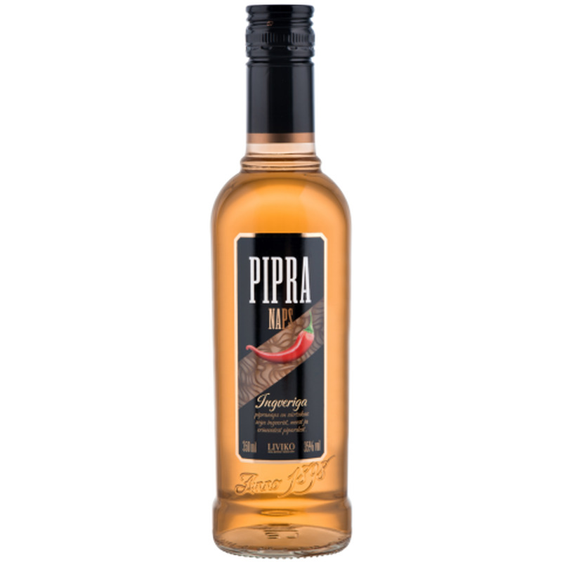 Piiritusjook Pipra Naps Ingveriga 35%vol 0,35l