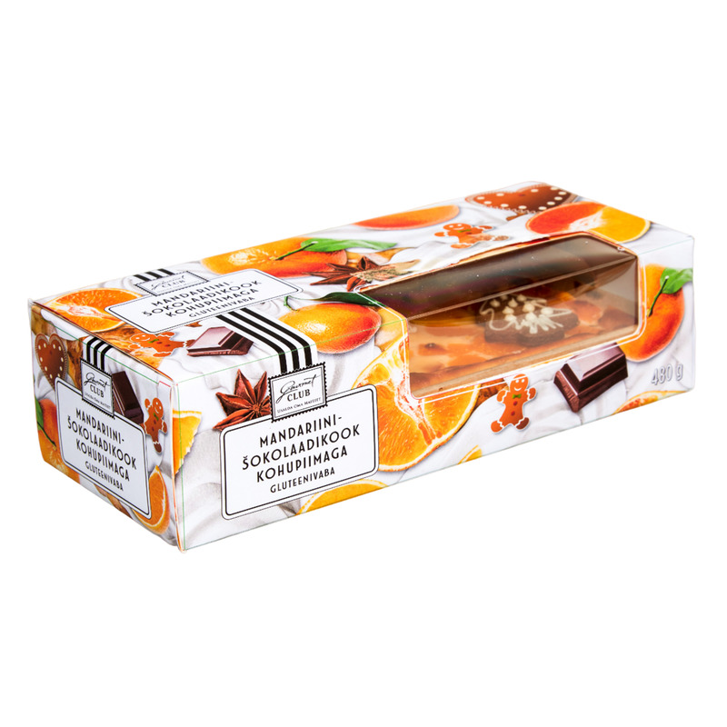 GOURMET CLUB Mandariini-šokolaadikook kohupiimaga 550g