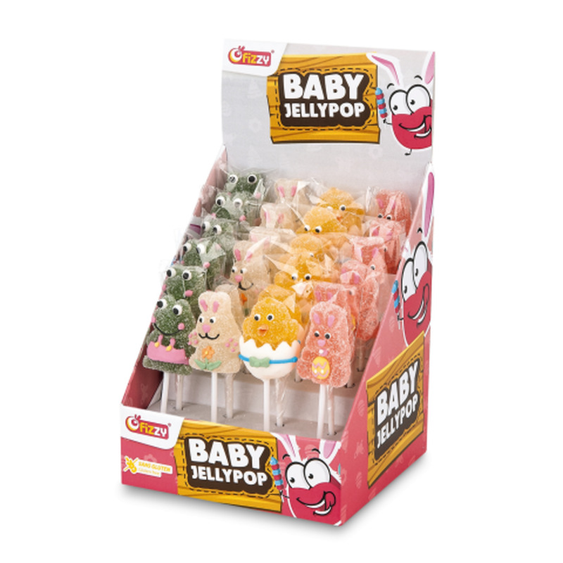 Kommid Fizzy Baby Jelly Pop 10g