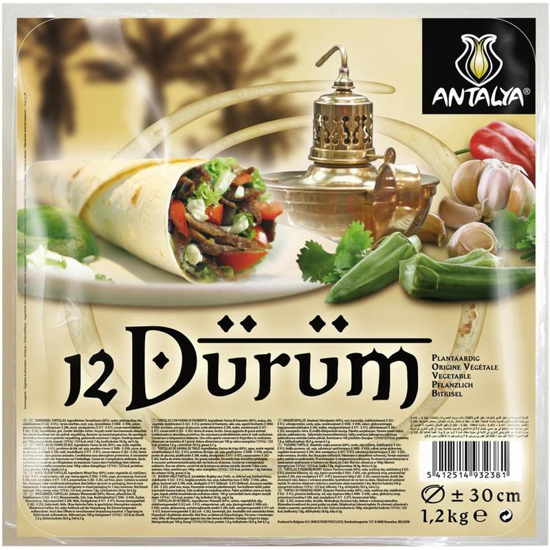 Antalya nisutortiljad 12 tk, 1,2 kg