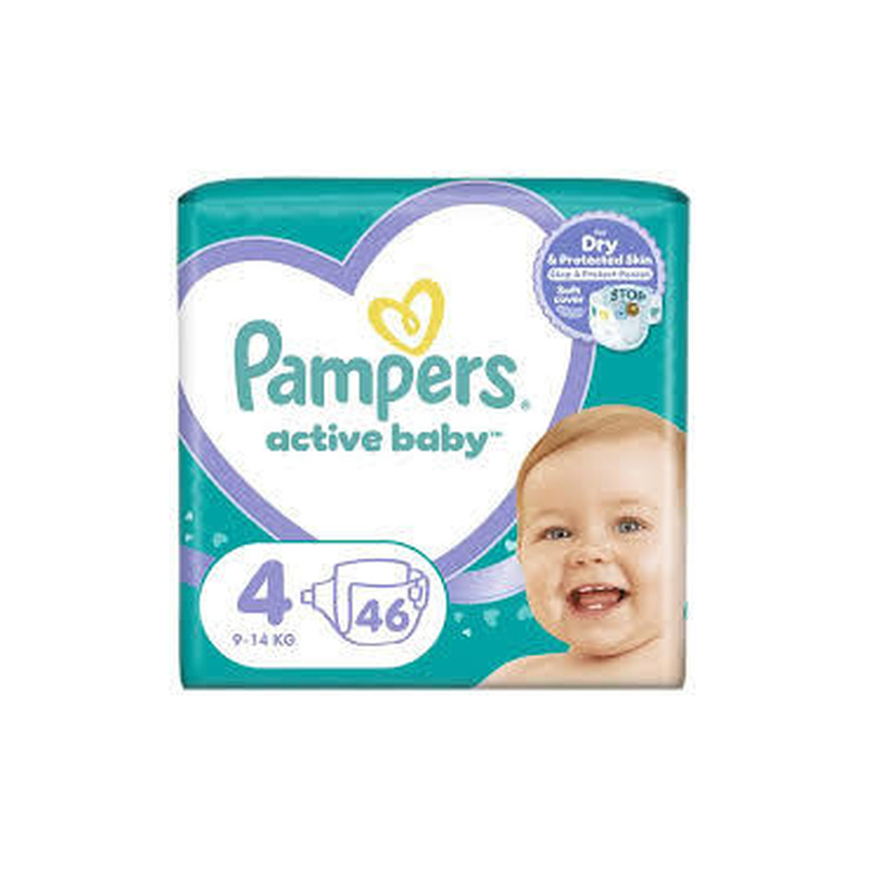 Mähkmed PAMPERS Act.Baby S4 9-14kg,46tk