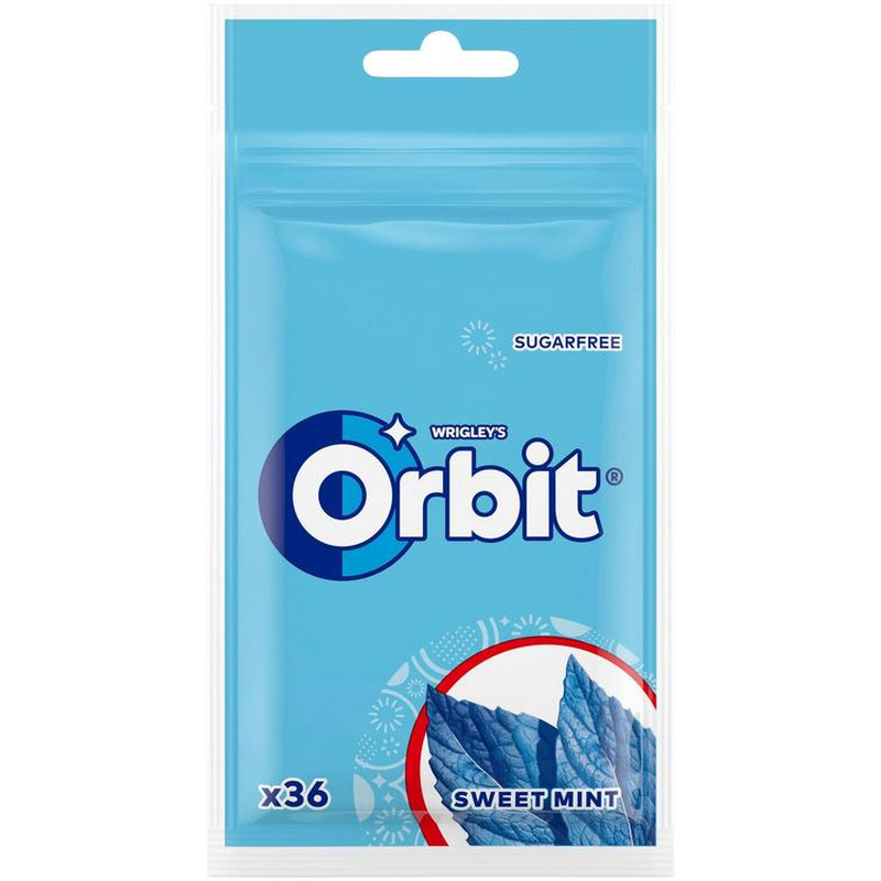 Närimiskumm Sweetmint, ORBIT, 50 g