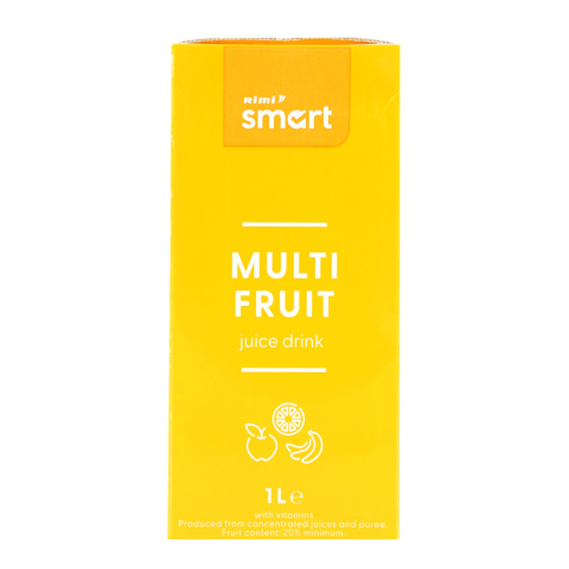 Multipuuvilja mahlajook Rimi Smart vitamiinidega A, E, C 1l