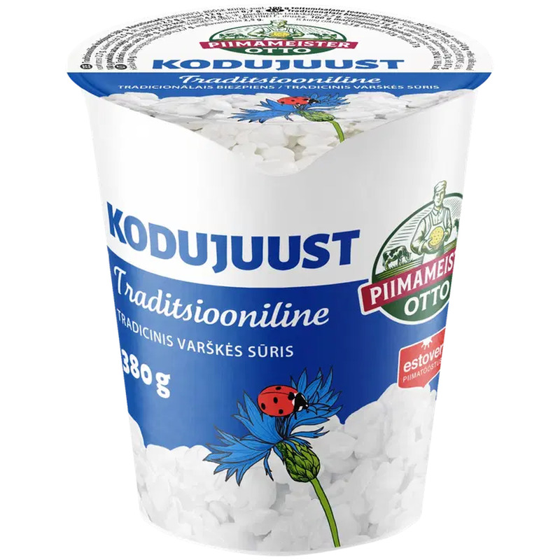Piimameister Otto traditsiooniline kodujuust 4%, 380 g
