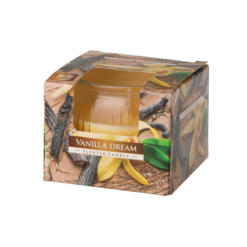 Lõhnaküünal klaasis Vanilla Dream 18h