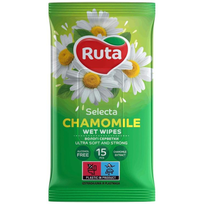 Niisked salvrätid kummeliga, RUTA,