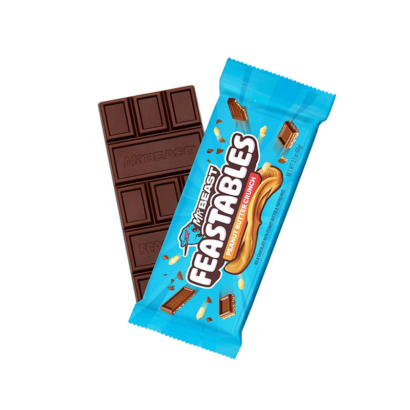 Piimašokolaad maapähklitega, MRBEAST, 60 g