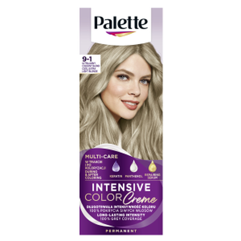 Püsivärv Intensive Color 9-1 Ekstrahele Külmblond, PALETTE, 1 tk