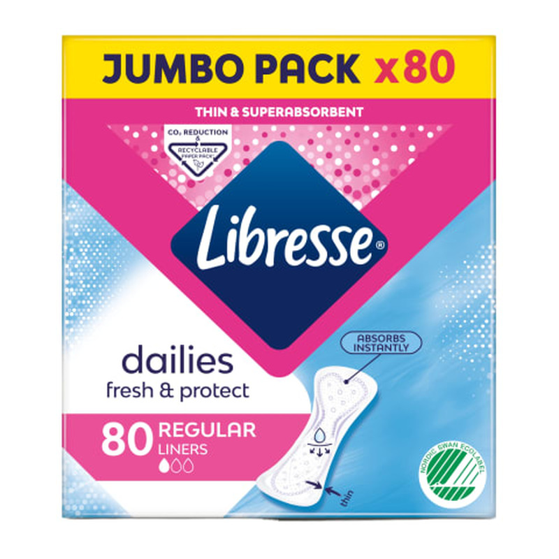 Pesukaitse Libresse Normal 80 tükki