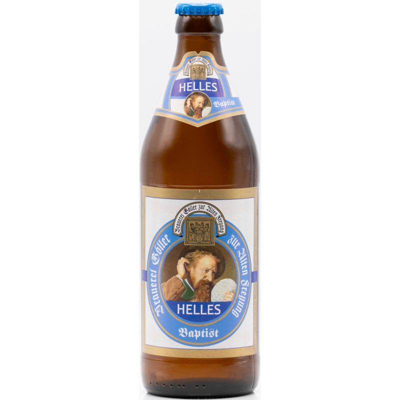 GÖLLER õlu Baptist Helles hele 4,9% 50cl (pudel)