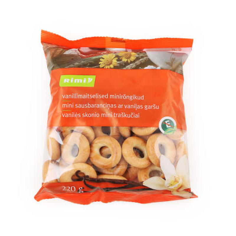 Minirõngikud vanillimaitselised Rimi 220g
