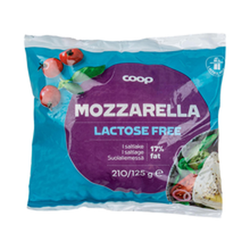 Coop Mozzarella soolvees laktoosivaba 17% rasva 125g