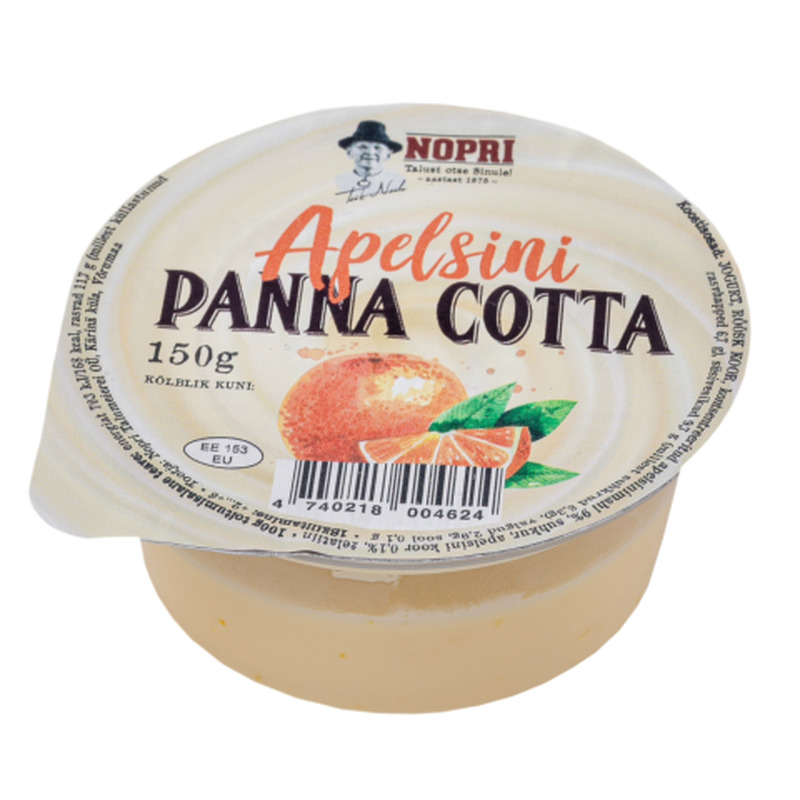 Panna Cotta Apelsini Nopri 150g