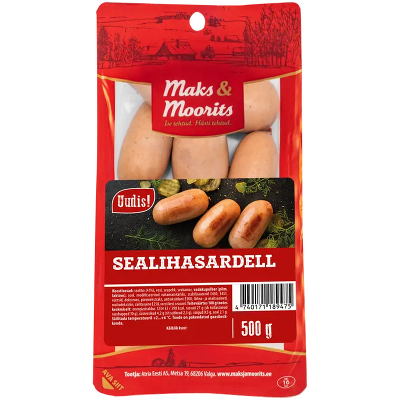 Maks & Moorits Sealihasardell 500g
