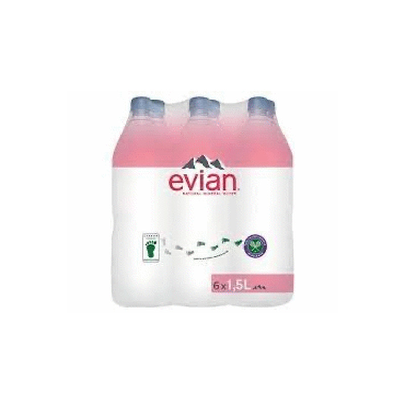 Mineraalvesi EVIAN 6x1.5l