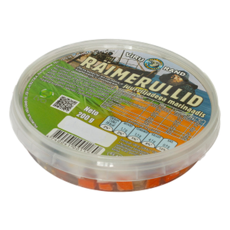 Räimerullid juurviljadega marinaadis, VIRU RAND, 200 g