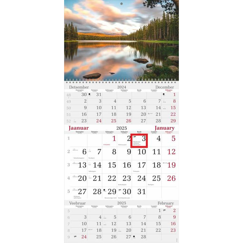 Kalender Trio 12A, 1 tk