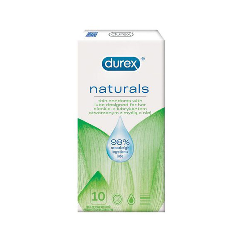 DUREX Naturals Thin kondoomid, 10 tk