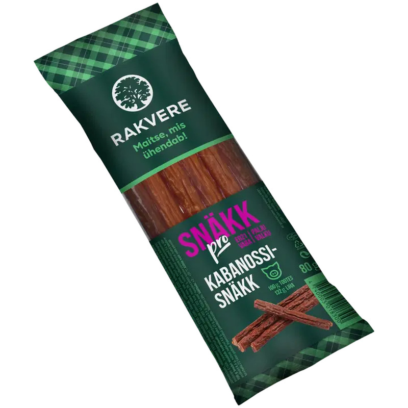 Rakvere Snäkk pro kabanossisnäkk 80 g