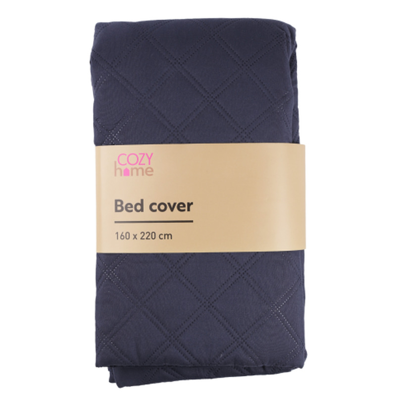 Voodikate tumehall Cozy Home 160x220cm SS25