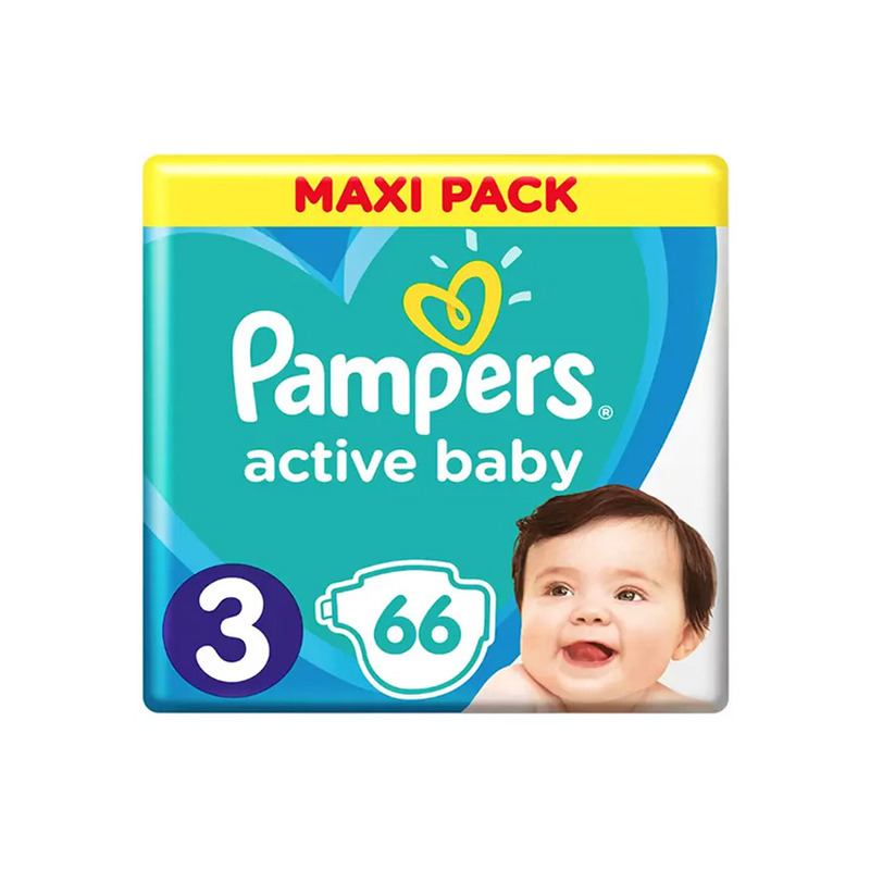 Teipmähkmed PAMPERS MP S3, 66tk