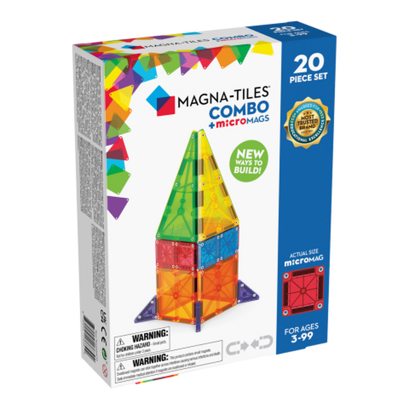 Mängukomplekt Magna-Tiles Micromags 20tk 244020