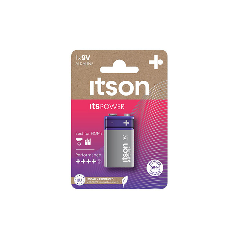 Patarei Itson itsPOWER Alkaline 9V