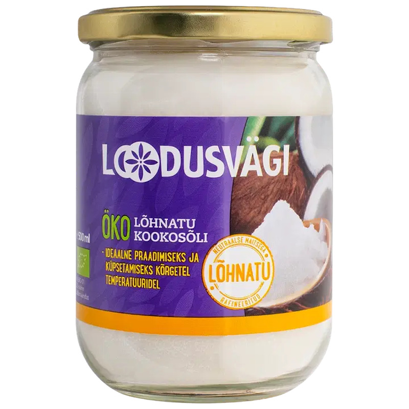 Mahe kookosõli lõhnatu, LOODUSVÄGI, 500 ml