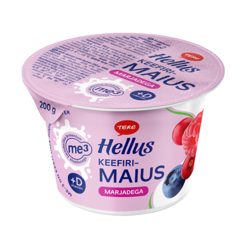Keefirimaius metsmarjadega Hellus 200g