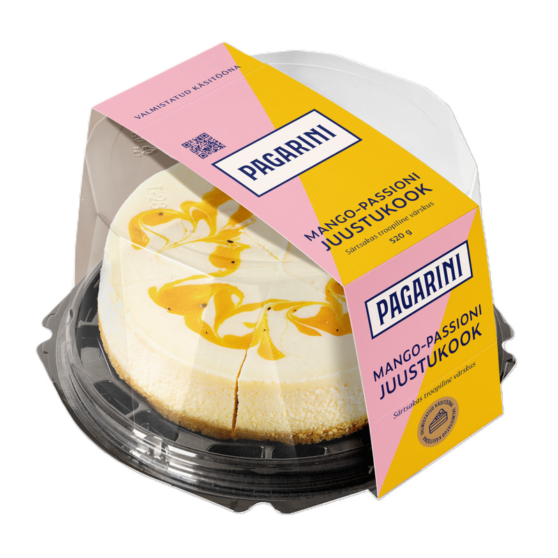 Mango-passioni juustukook, PAGARINI, 520 g