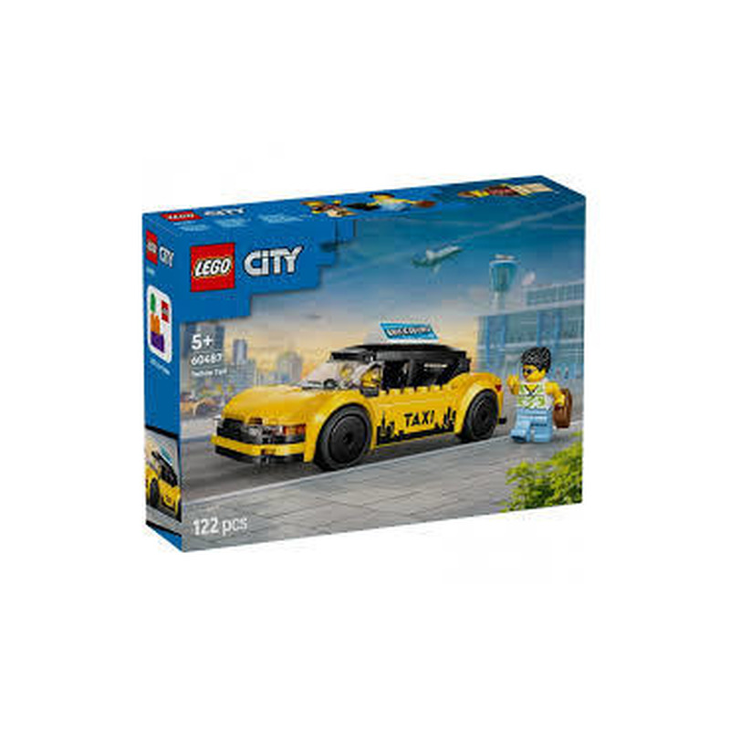 Konstruktor LEGO Kollane takso 60487