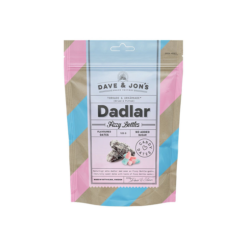 Dave & Jon’s maitsestatud datlid “Fizzy Bottles” 125g