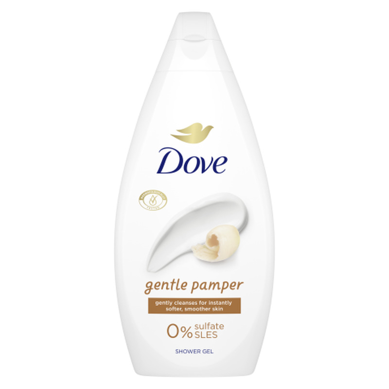 Dušigeel Dove Gentle Pamper 450ml