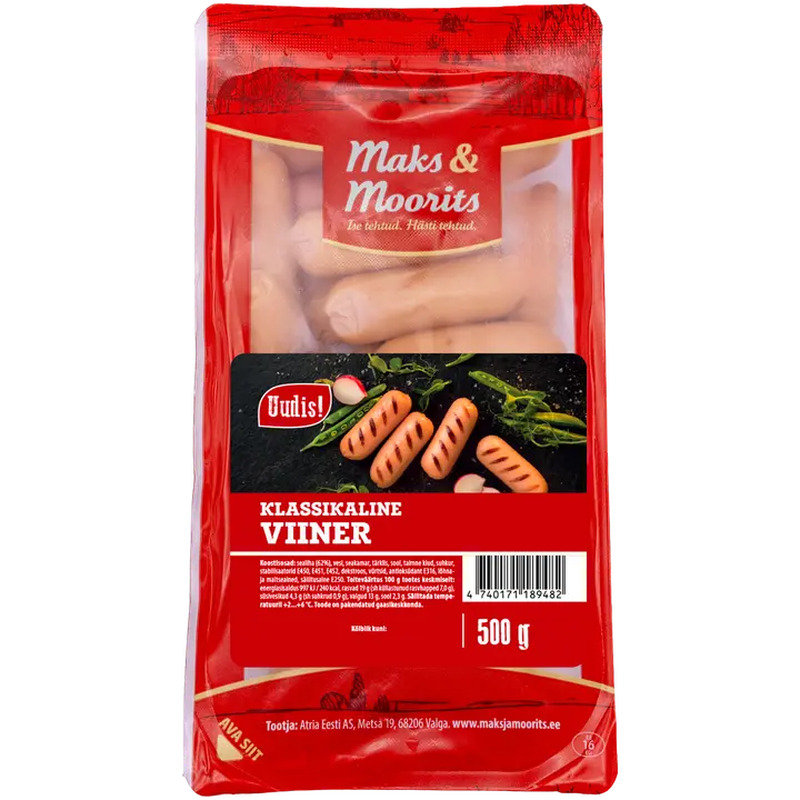 Maks & Moorits Klassikaline viiner 500g