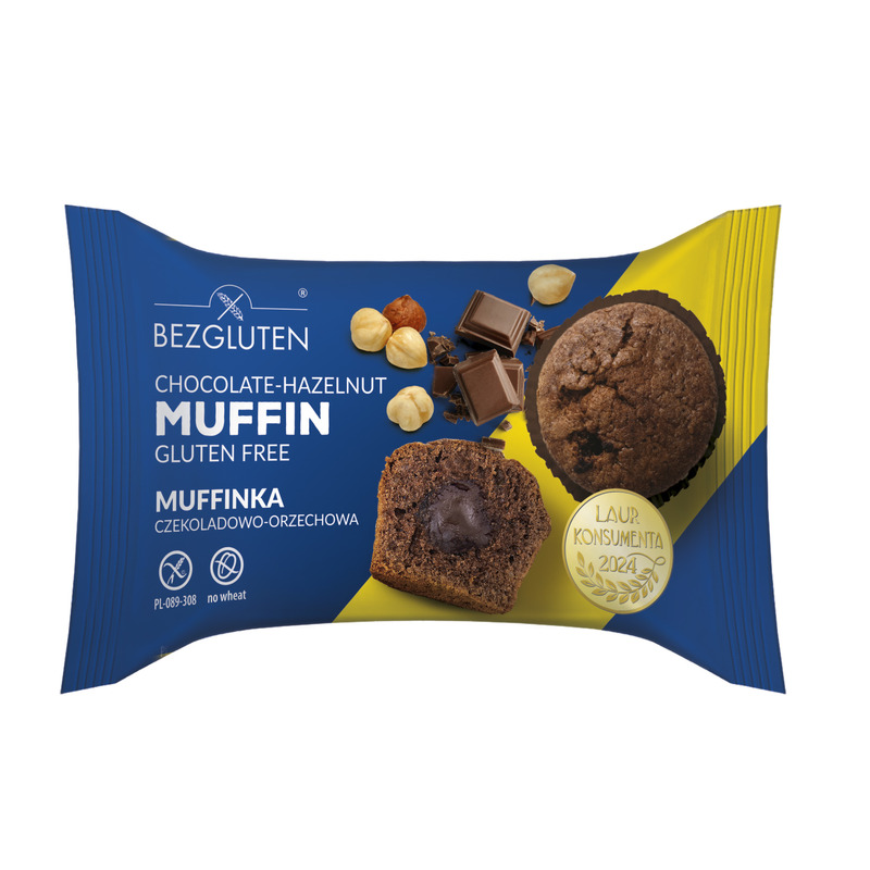 BEZGLUTEN Šokolaadimuffin täidisega 60g (glut.vaba)