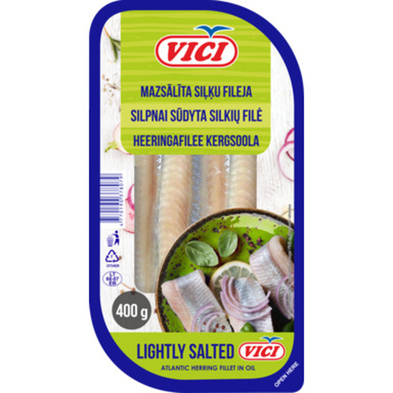VICI Heeringafilee kergsoola õlis 400g